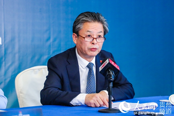 中國-東盟中心秘書長陳德海。吳少飛 攝