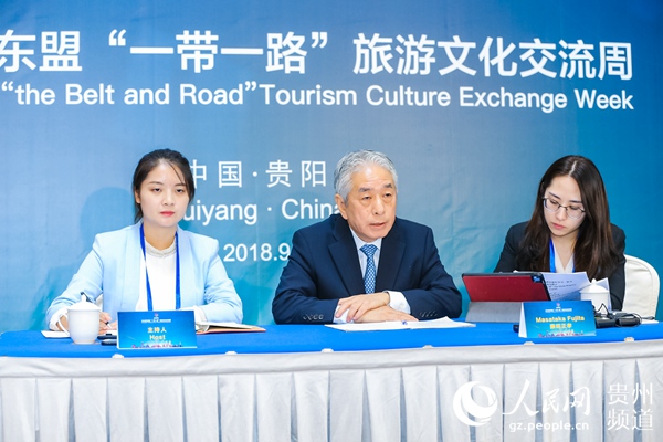 日本—東盟中心秘書長藤田正。孫一銘 攝