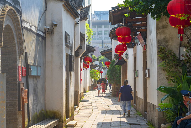 2019年6月28日，福州，三坊七巷風(fēng)光。